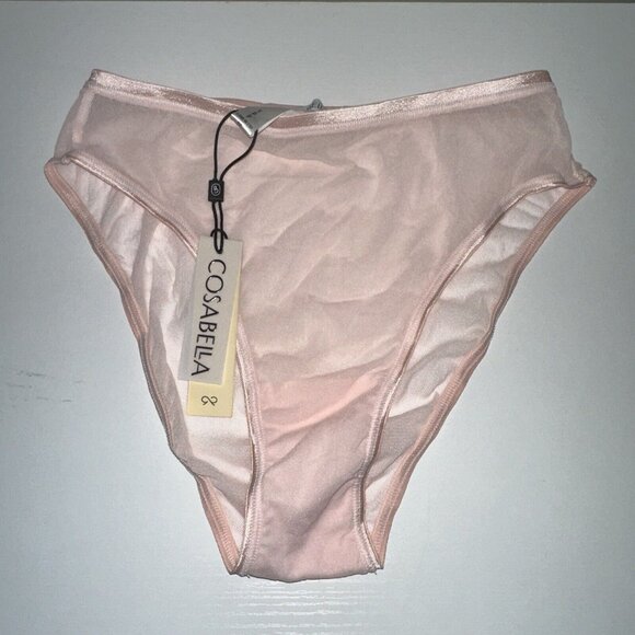 Cosabella Women's Soire Confidence High Waist Brief Pink Lilly NWT Size Small - Picture 2 of 6